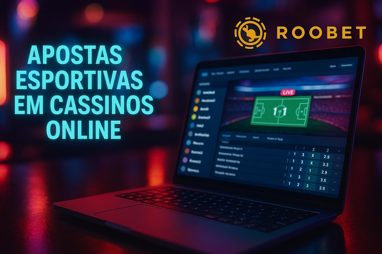 Aposte em apostas esportivas no cassino online ROOBET